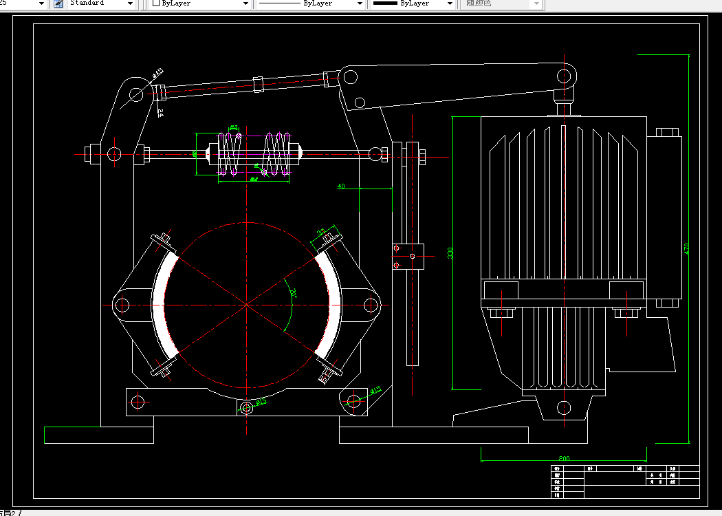 L133-电动绞车刹车装置的设计
