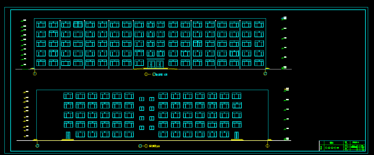 L163-某中学教学楼设计-五层框架结构+施工组织设计-9491平米