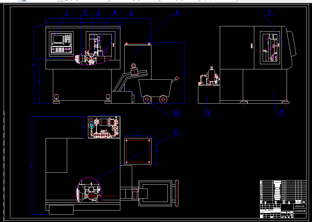 L177-数控高速滚齿机总体布局及尾座部件设计