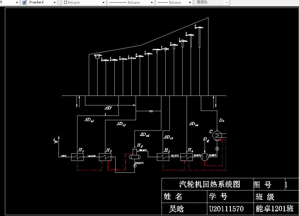 L328汽轮机课程设计-N25-3.5435汽轮机通流部分热力设计