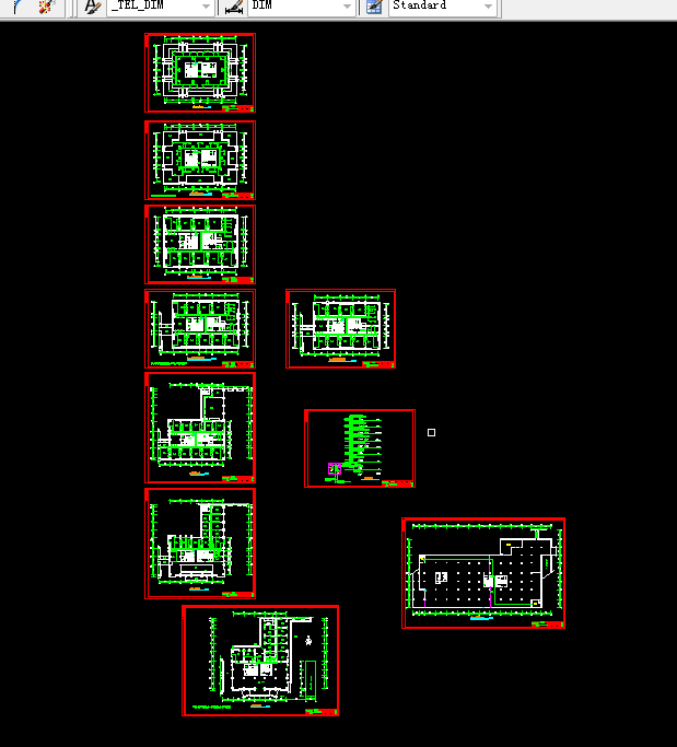 L349-某开发区办公楼综合布线及消防报警系统设计