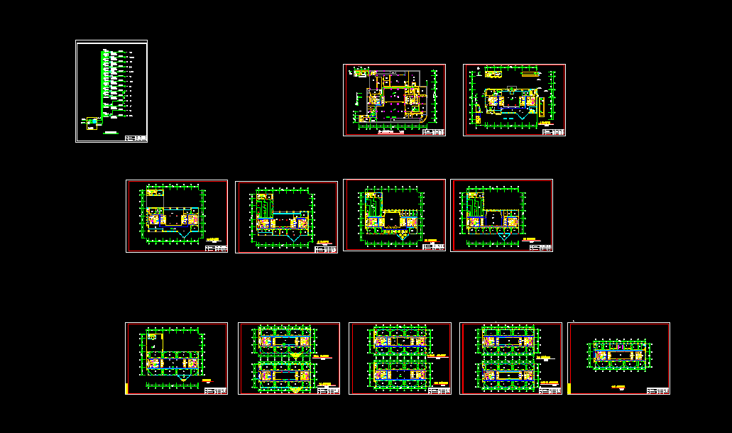 L351-某贸易综合楼综合布线及消防报警系统设计