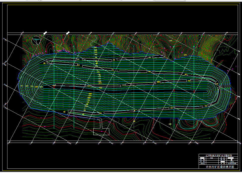 D415-许东沟矿区480万吨年采矿主体方案设计