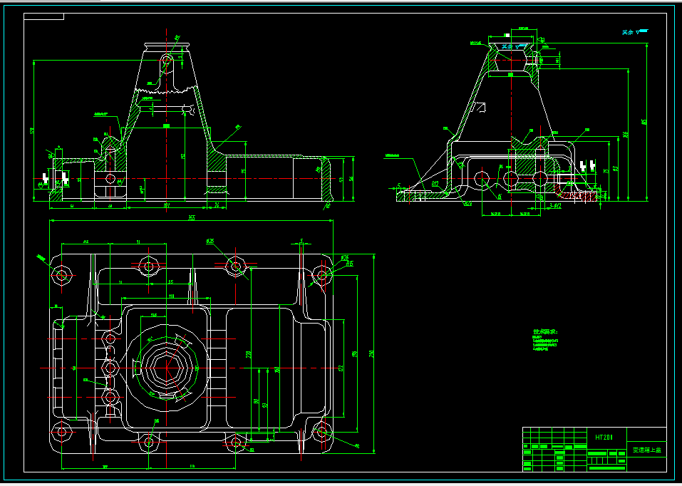 L510-变速箱上盖铰链式钻模板钻床夹具设计