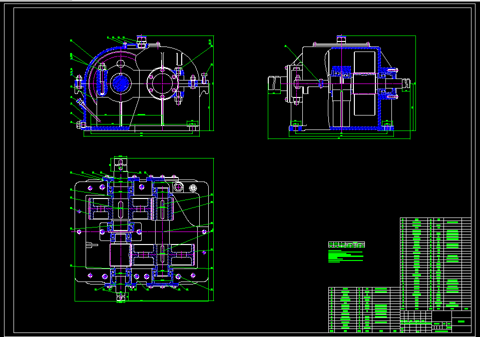 L520-联轴器-同轴式二级直齿圆柱-开式圆柱齿轮Pw=5.5_nw=35