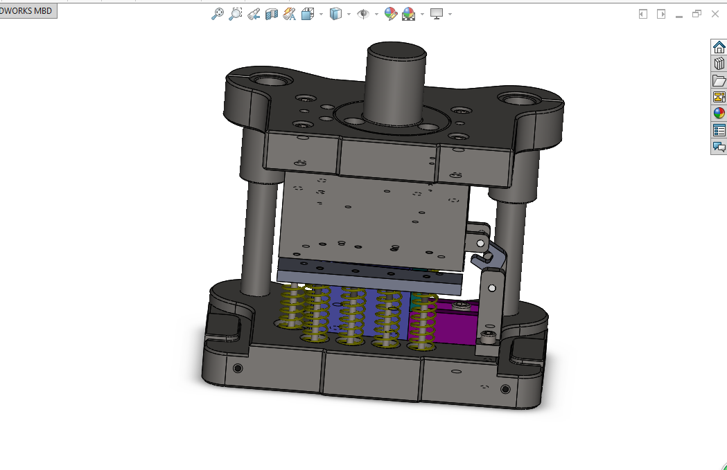 L547-盖板冲压成形复合模和电话机底座注塑模设计[含SW三维图]