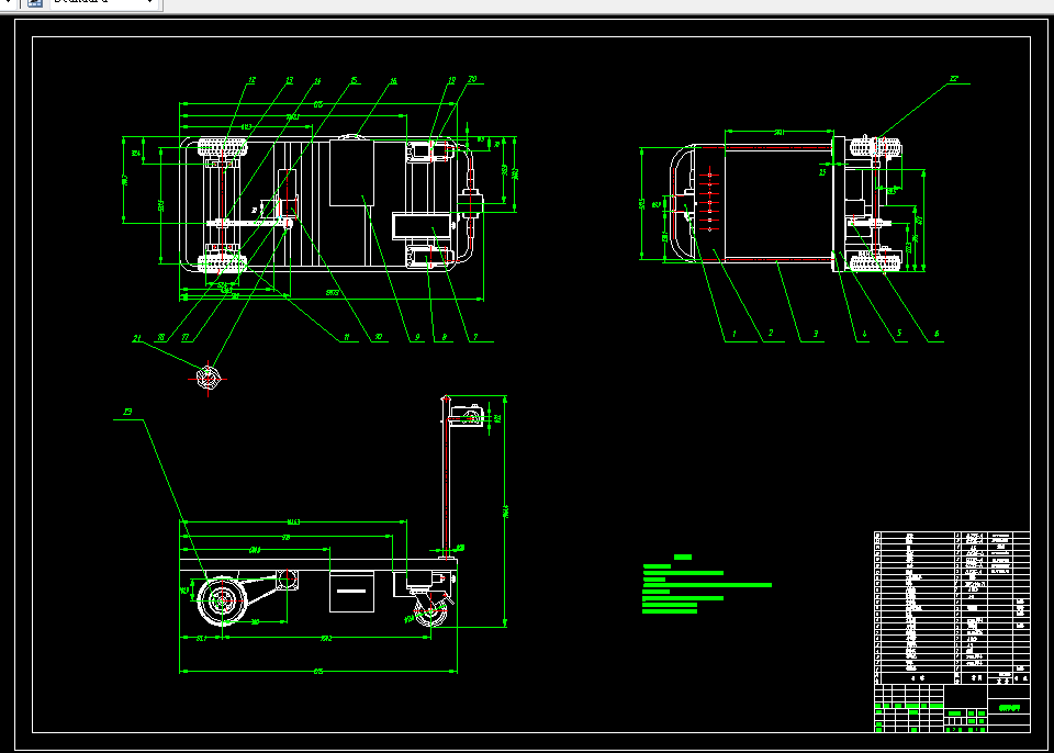 L559-电动手推车机械结构设计