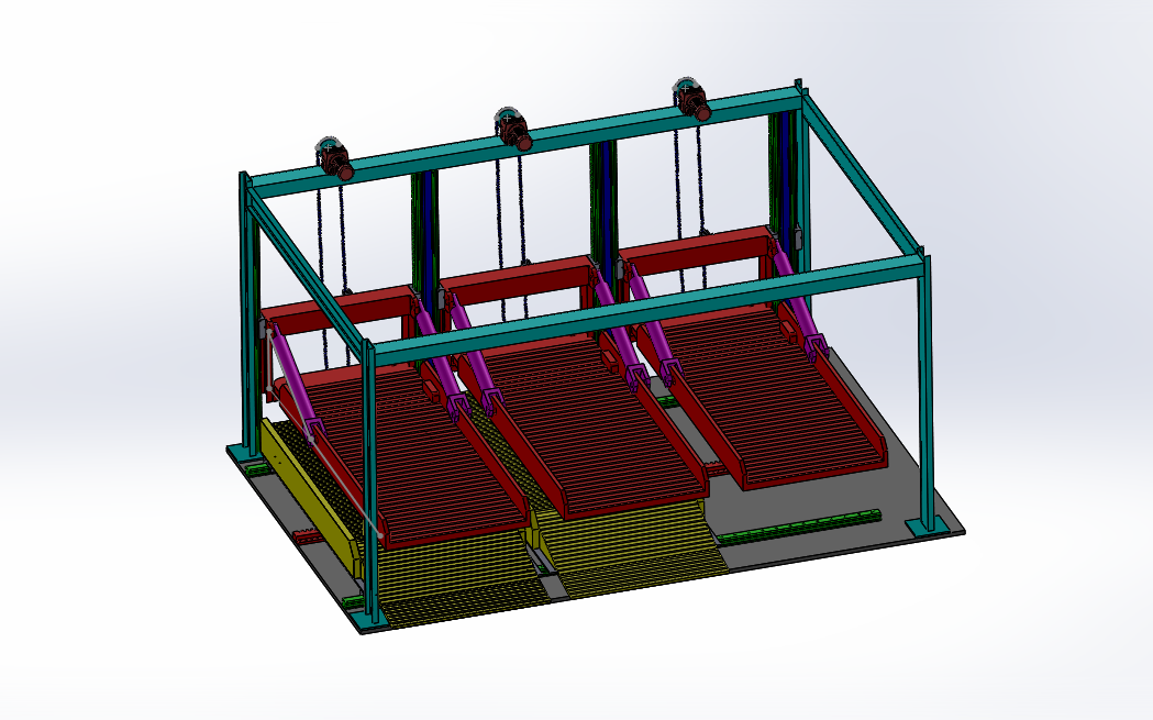 L568-双层自动化立体车库设计[含SW三维图]