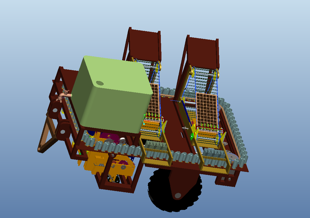 L604-旱地插秧机设计[含Proe三维图]