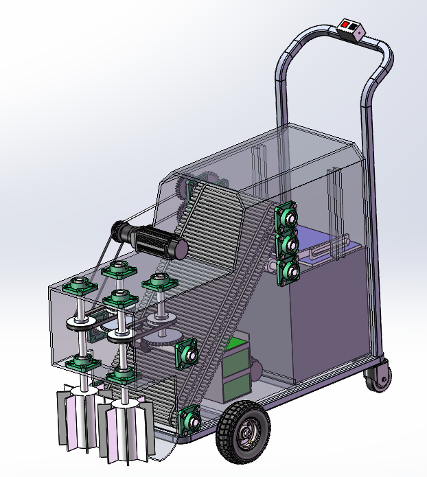 L643-落叶清扫机设计[含SW三维图]