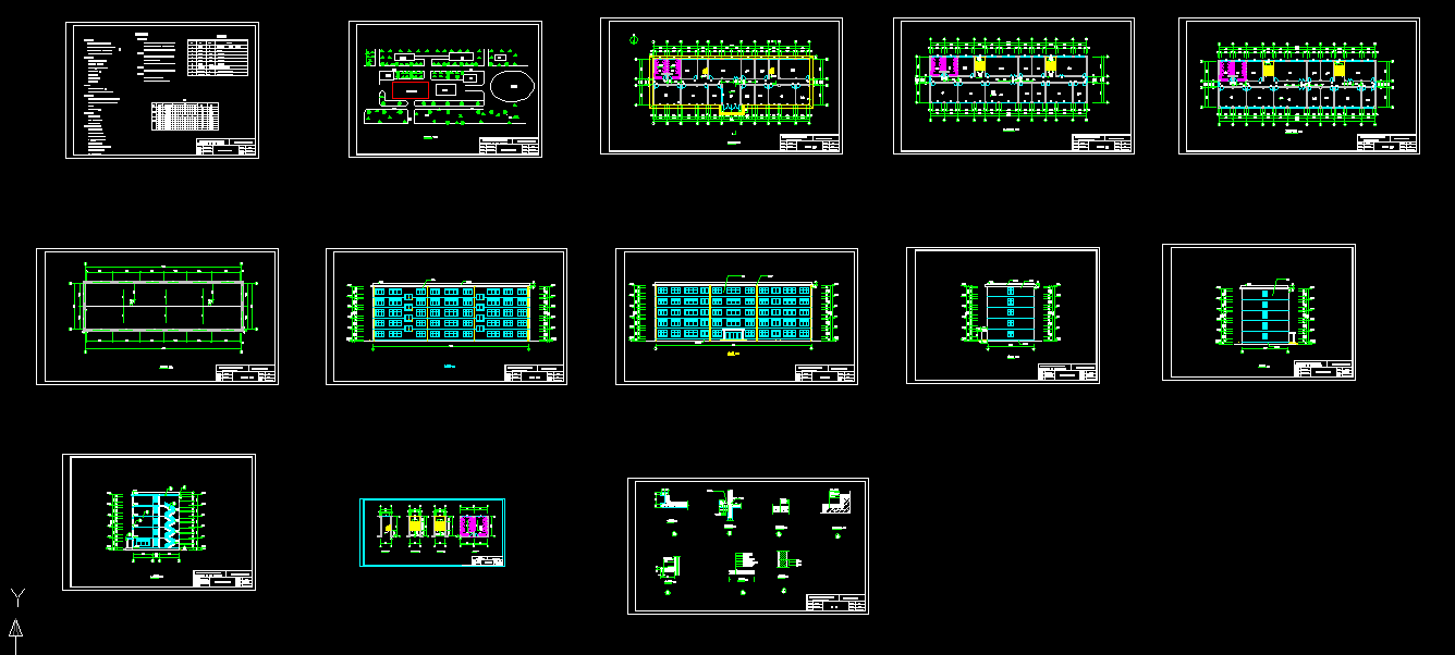 L656-5层框架结构小学教学楼设计-3384平米
