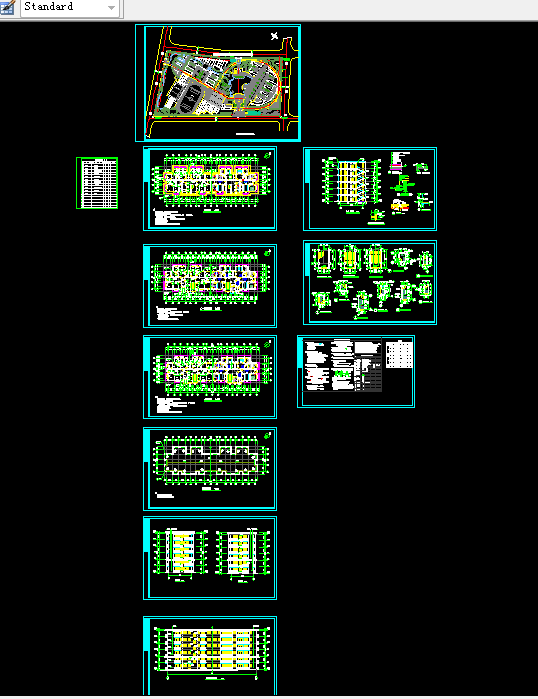 L661-广州某中学六层教工宿舍楼设计-3846平米