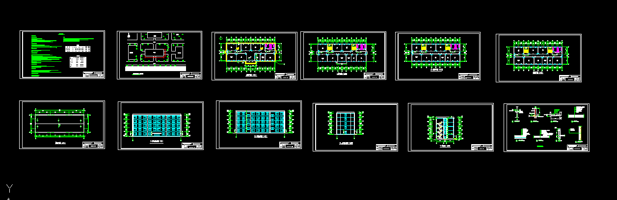 L662-句容市某中学五层教学楼设计-3200平米