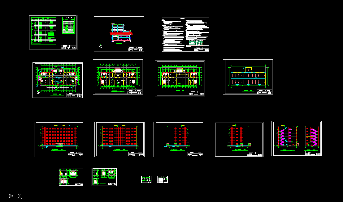 L676-南昌市六层办公楼设计-4039平米