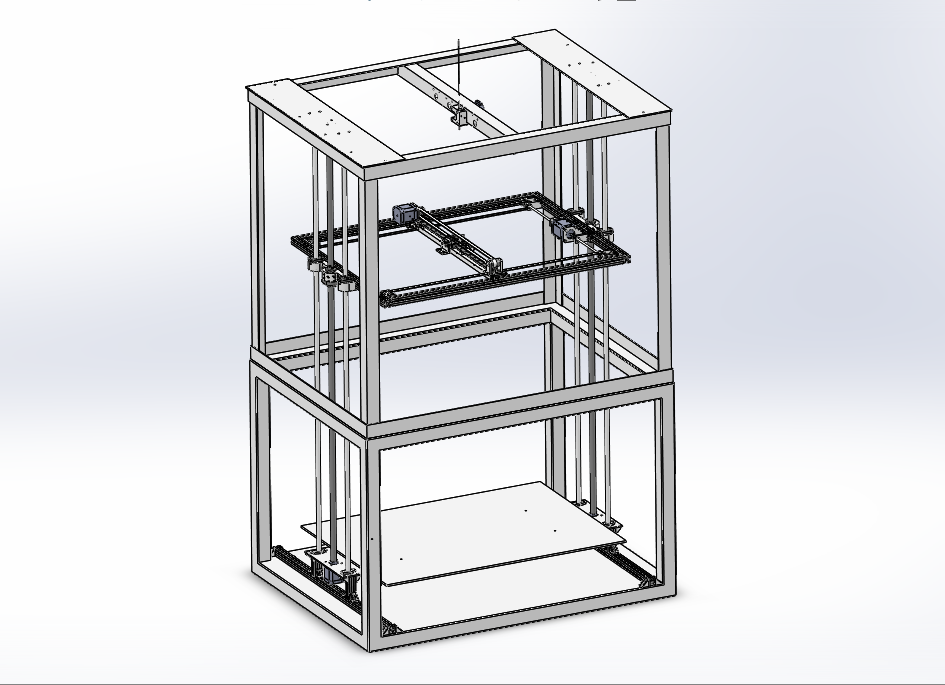 L695-基于FDM技术的工程级3D打印机的研制设计[含SW三维图]