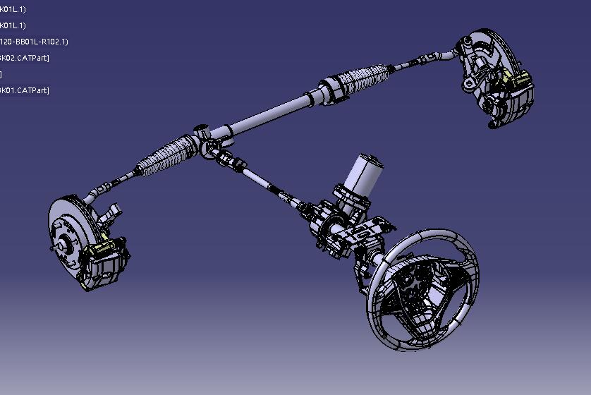 L732-汽车电动助力转向系统设计与建模仿真[含三维图]