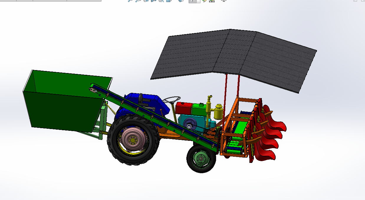 L760-多功能采摘作业平台的设计[含SW三维图]