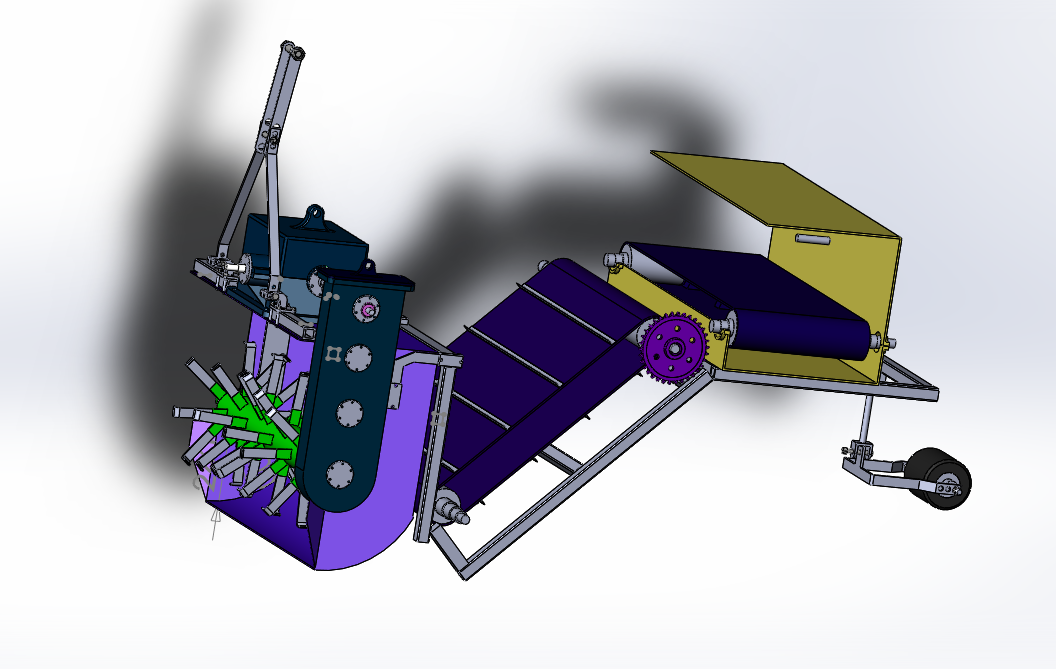 L761-葡萄埋藤机设计及其仿真[含SW三维图]