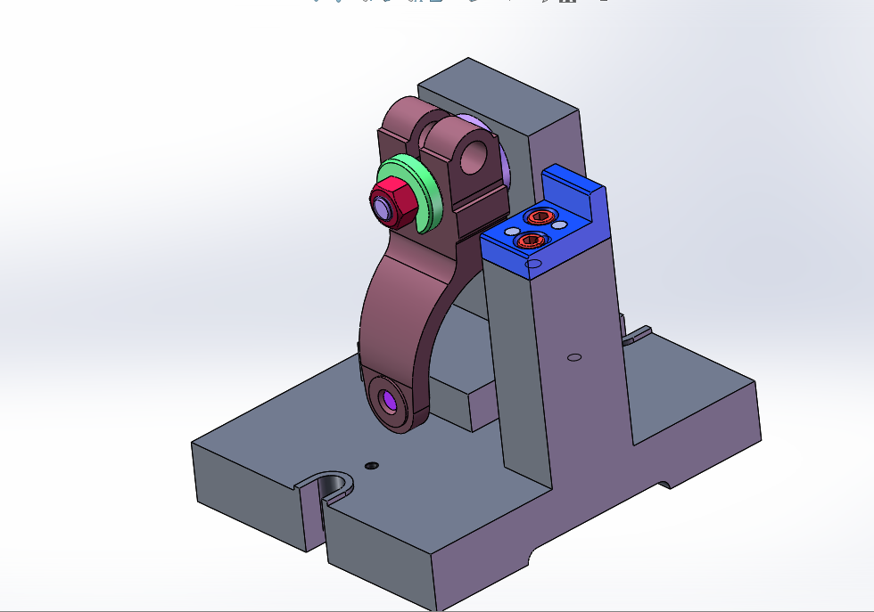 L764-开口弯头支架加工工艺及铣38两端面夹具设计[含SW三维图]