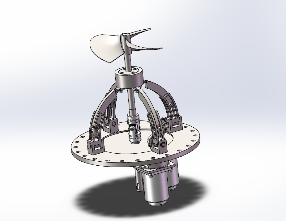 L783-矢量推进装置设计[含SW三维图]