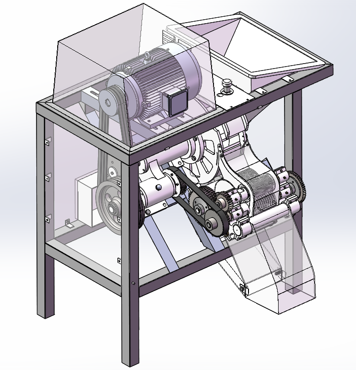 L786-禽肉切块机设计[含SW三维图]