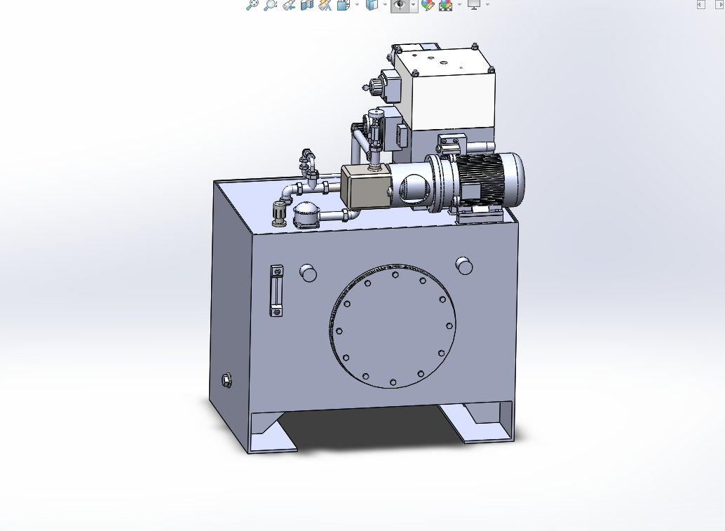 L788-钢管自动切断机液压传动系统设计[含SW三维图]