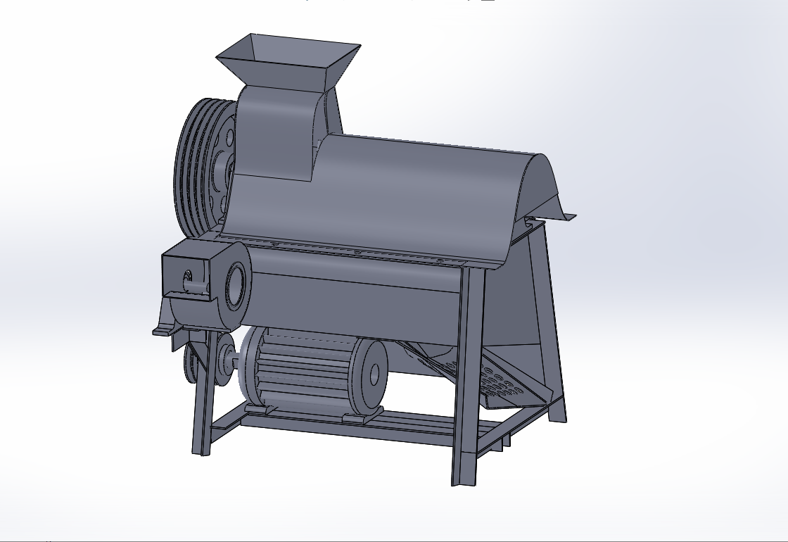 L799-小型水稻脱粒机设计[含SW三维图]