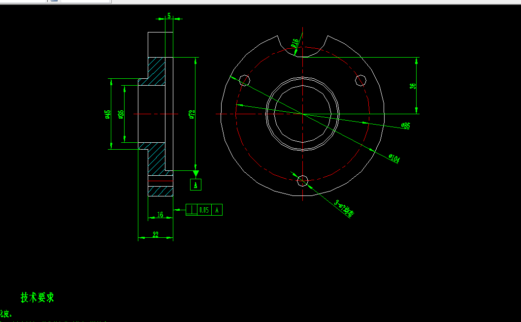 L807-轴承盖加工工艺及钻3-φ7孔夹具设计