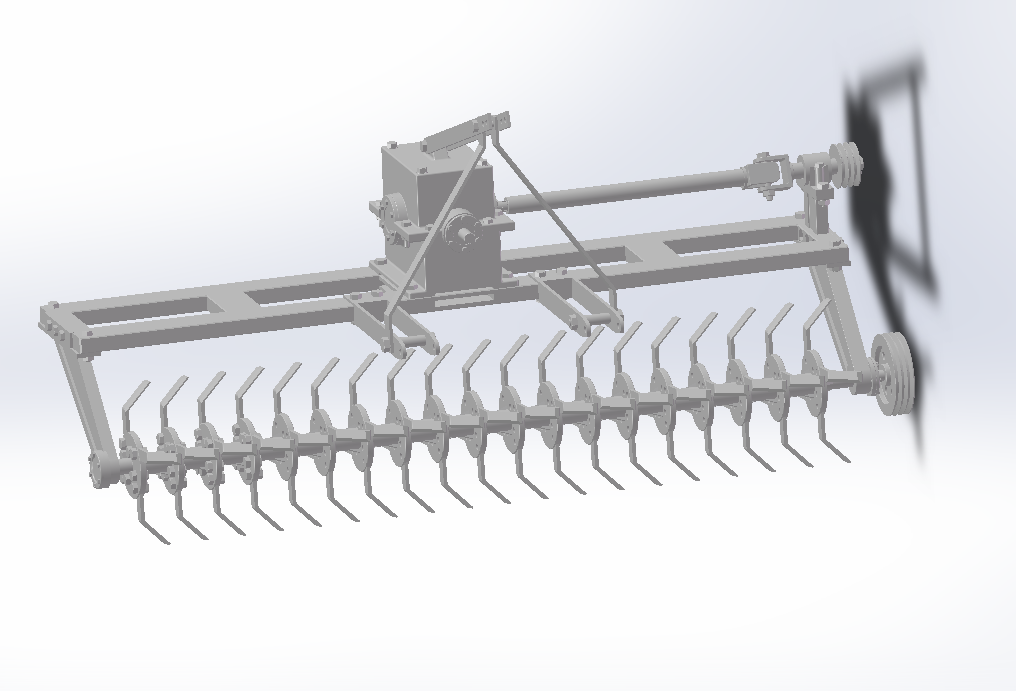 L816-玉米秸秆还田机设计[含SW三维图]