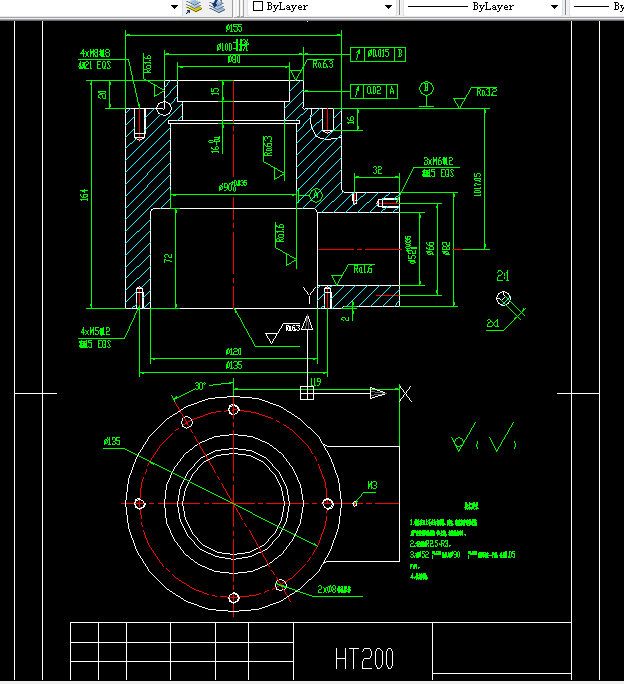 L834-锥齿轮座加工工艺及车φ52孔夹具设计