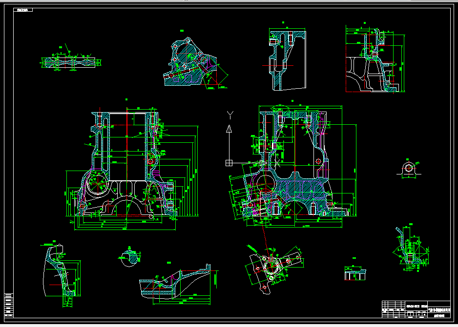 L842-492柴油发动机机体组设计