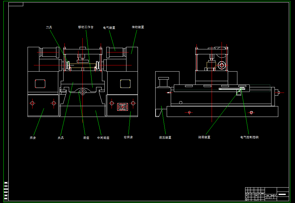 L849-双端面铣床的改进设计[双面卧式铣床]