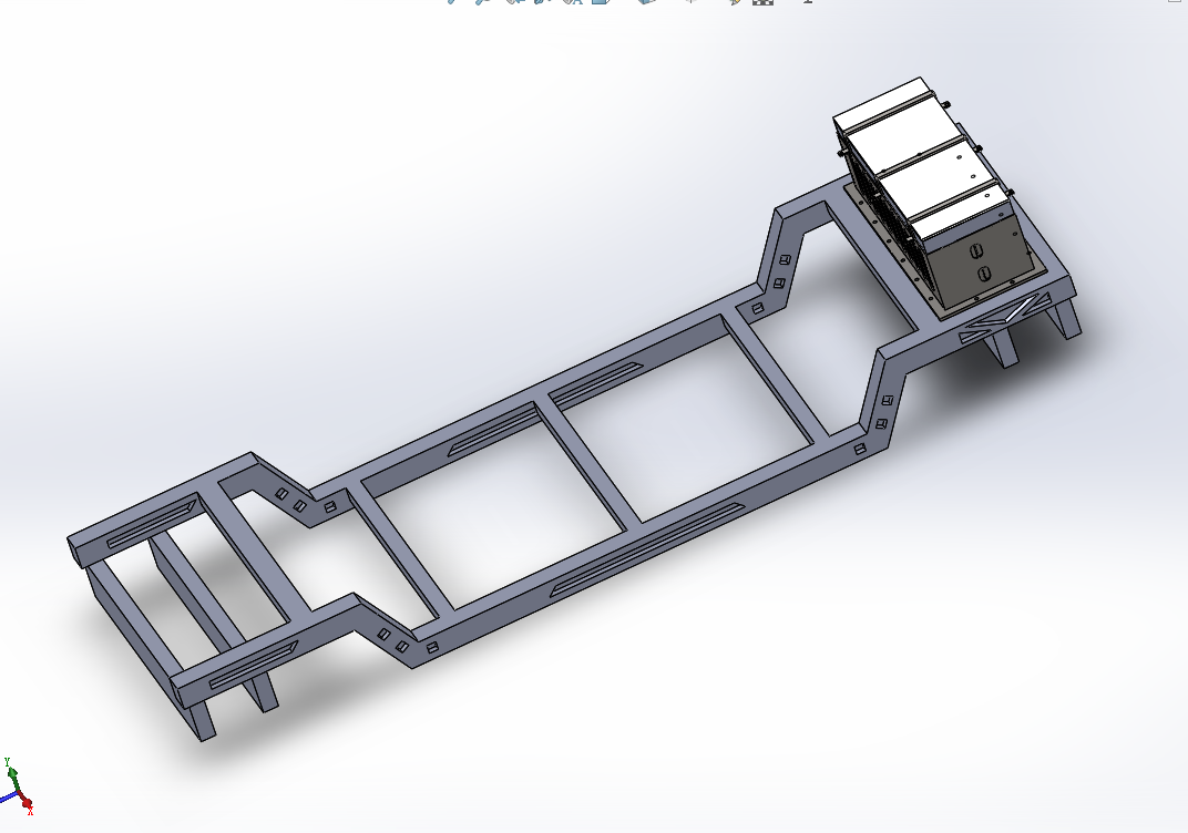 L855-电动汽车车架及电池箱轻量化设计[含SW三维图]