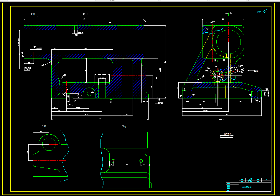 L867-普通车床尾架体的工艺规程设计及多向回转式钻模设计