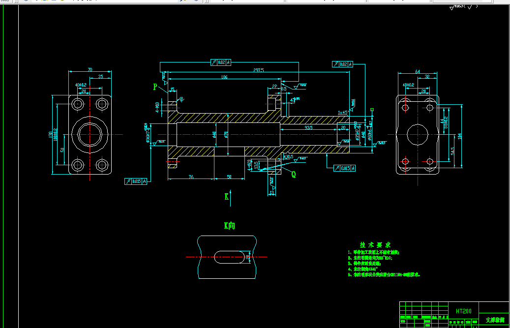 M6911-支撑套筒加工工艺及钻4-M10孔夹具设计