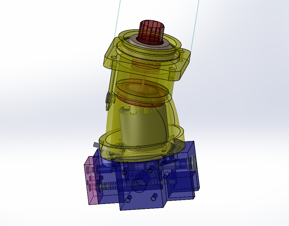 L897-斜轴式轴向柱塞泵结构设计[含SW三维图]