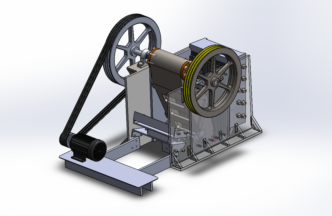 L900-复摆颚式破碎机机械结构设计[含三维图]