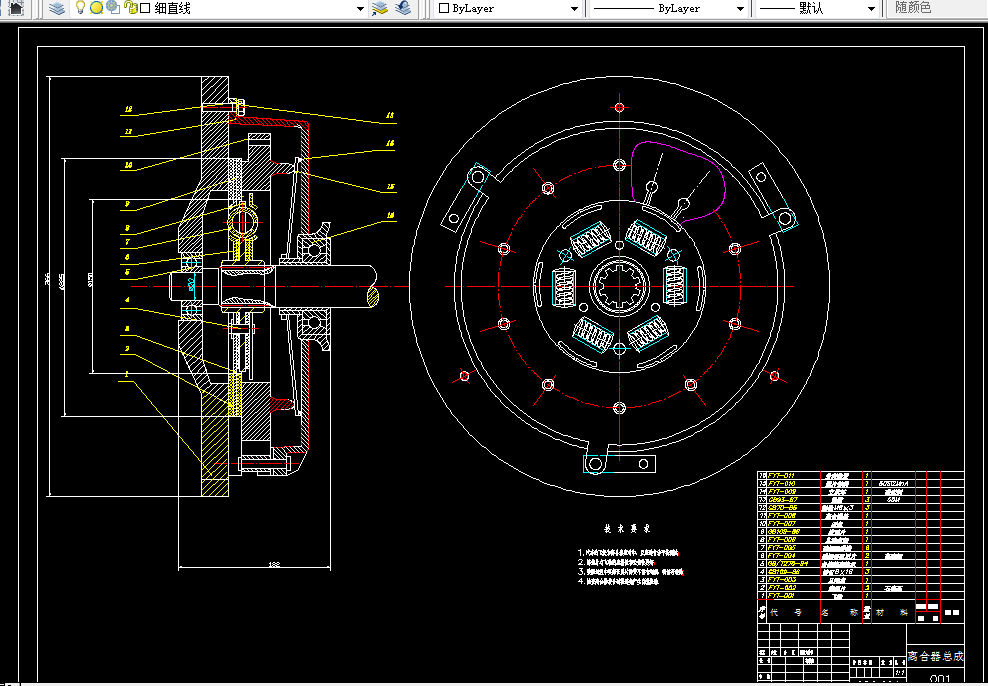 L909-轻型货车离合器总成设计