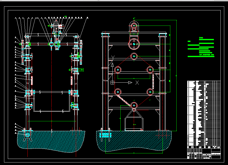 L926-大型循环式自行车立体库设计