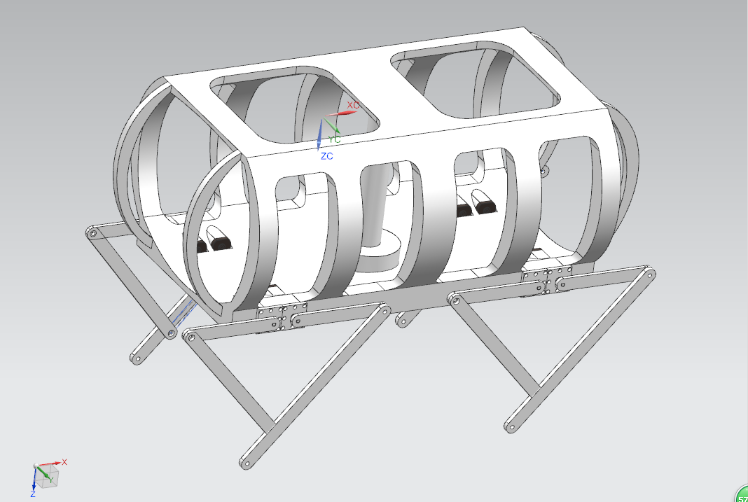 L938-四足爬行机器人设计[含UG三维图]