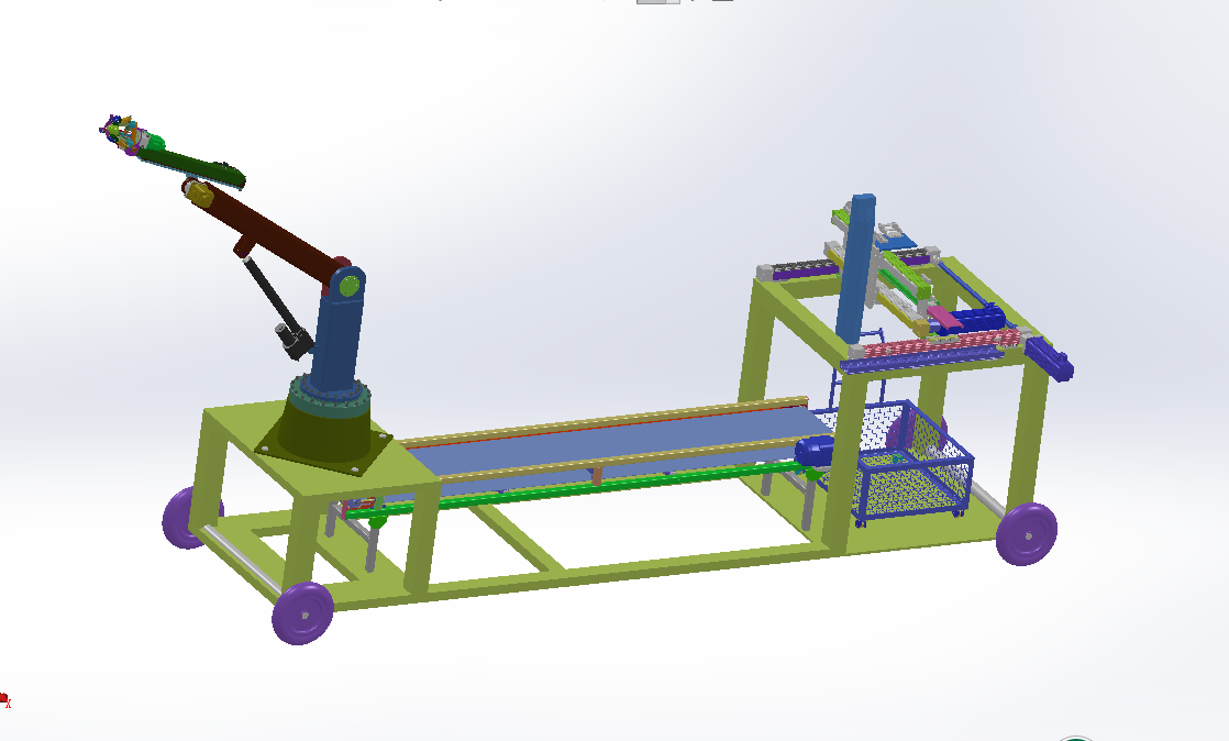 L951-苹果采摘传送装箱一体化设计[含SW三维图]