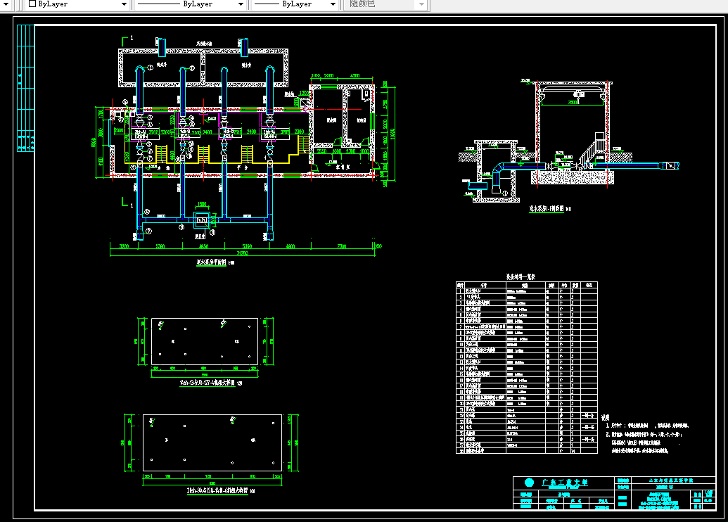 L985《泵与泵站》课程设计-送水泵房设计-6万立方米每天