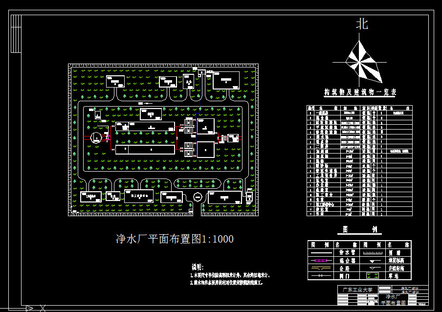 L1028水质工程学课程设计-14.0万吨日净水厂及污水处理厂设计