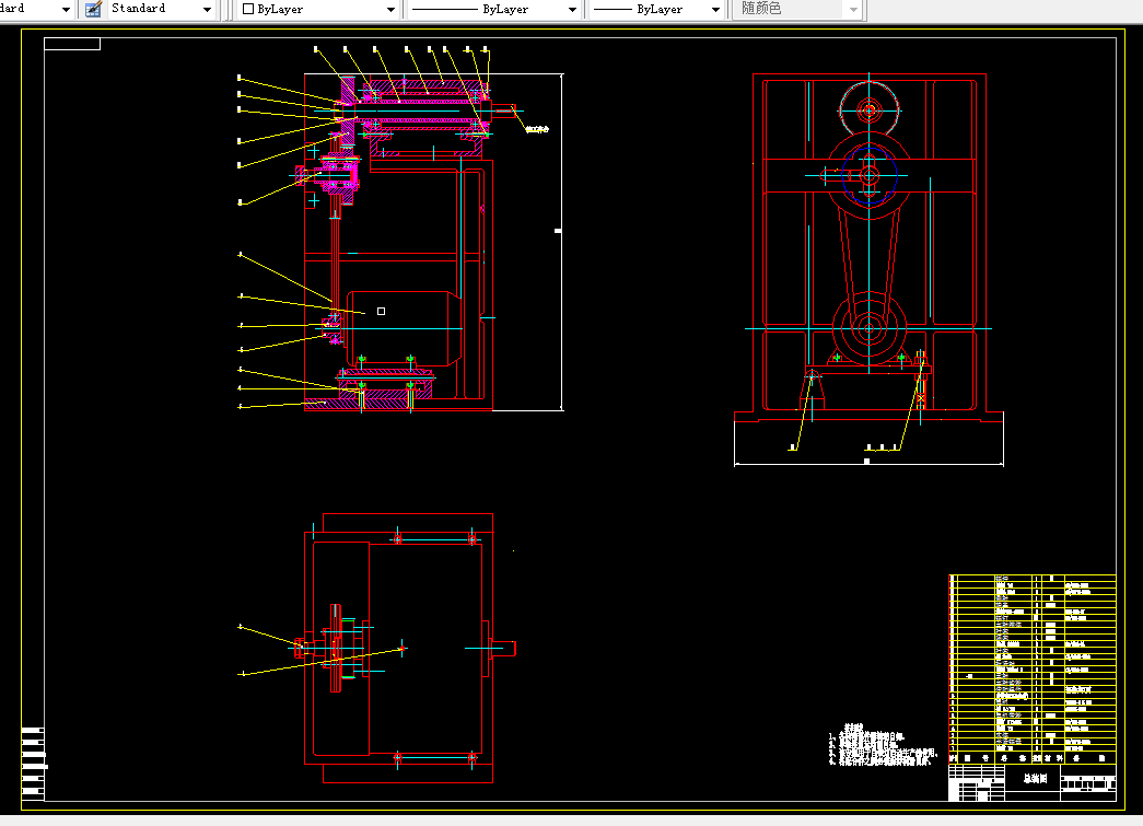 M020-白炽灯自动生产线动力传递主系统优化设计