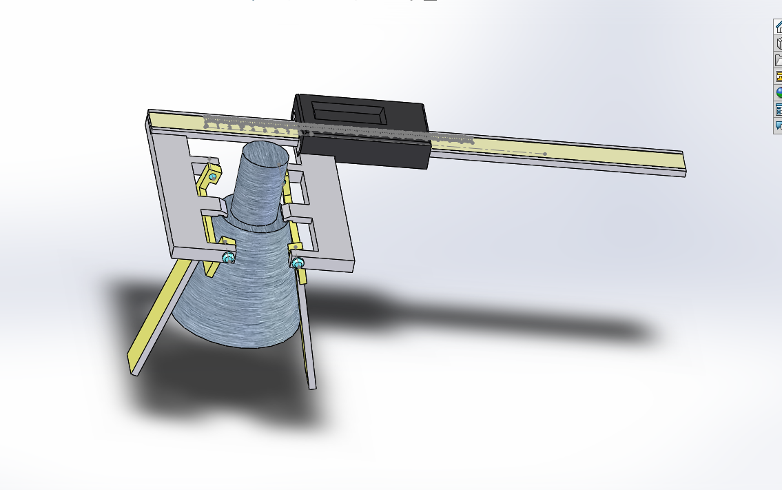 M031-基于虚交点的圆锥体端面尺寸数显量具的研制[含SW三维图]