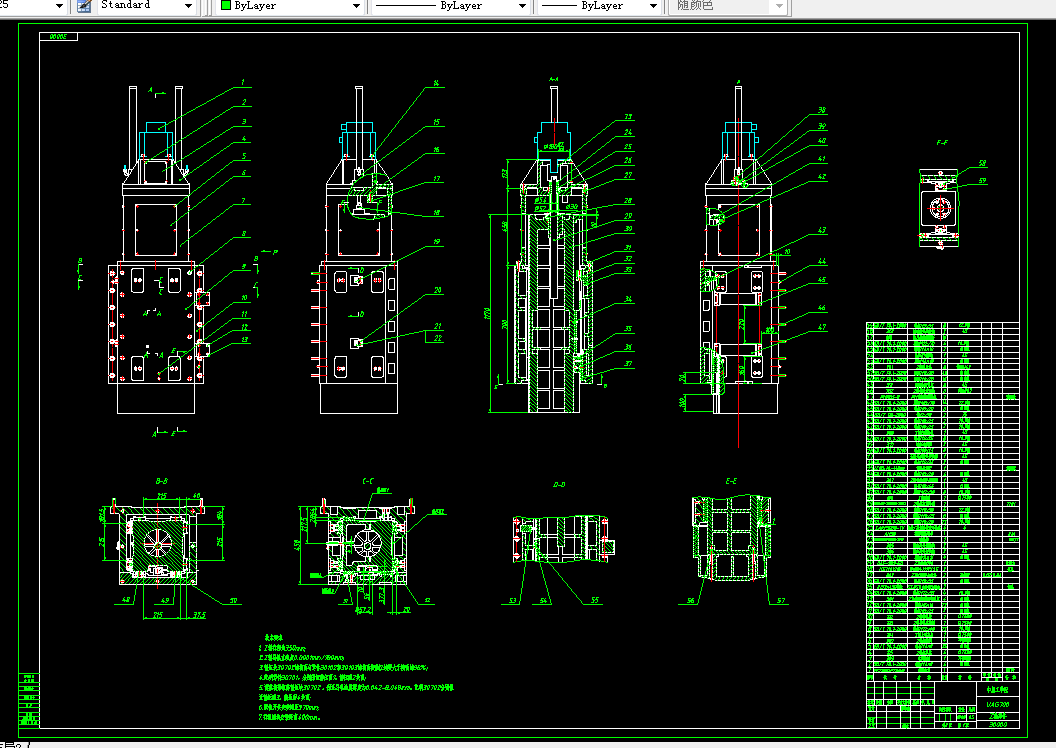 M056-大口径非球面铣磨机Z轴精密进给结构设计