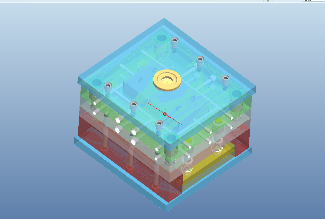 M062-玩具汽车上盖模具设计及型腔加工仿真[含Proe三维图]