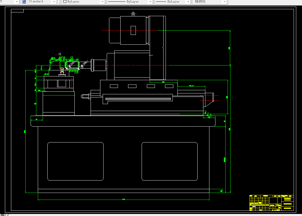 M110-1P65F上箱体缸体粗镗孔专机主轴箱设计