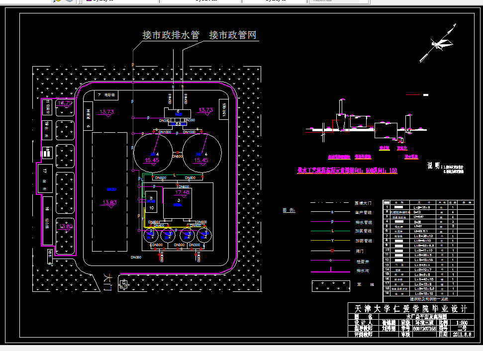 D468-3.0万m3d自来水厂的设计