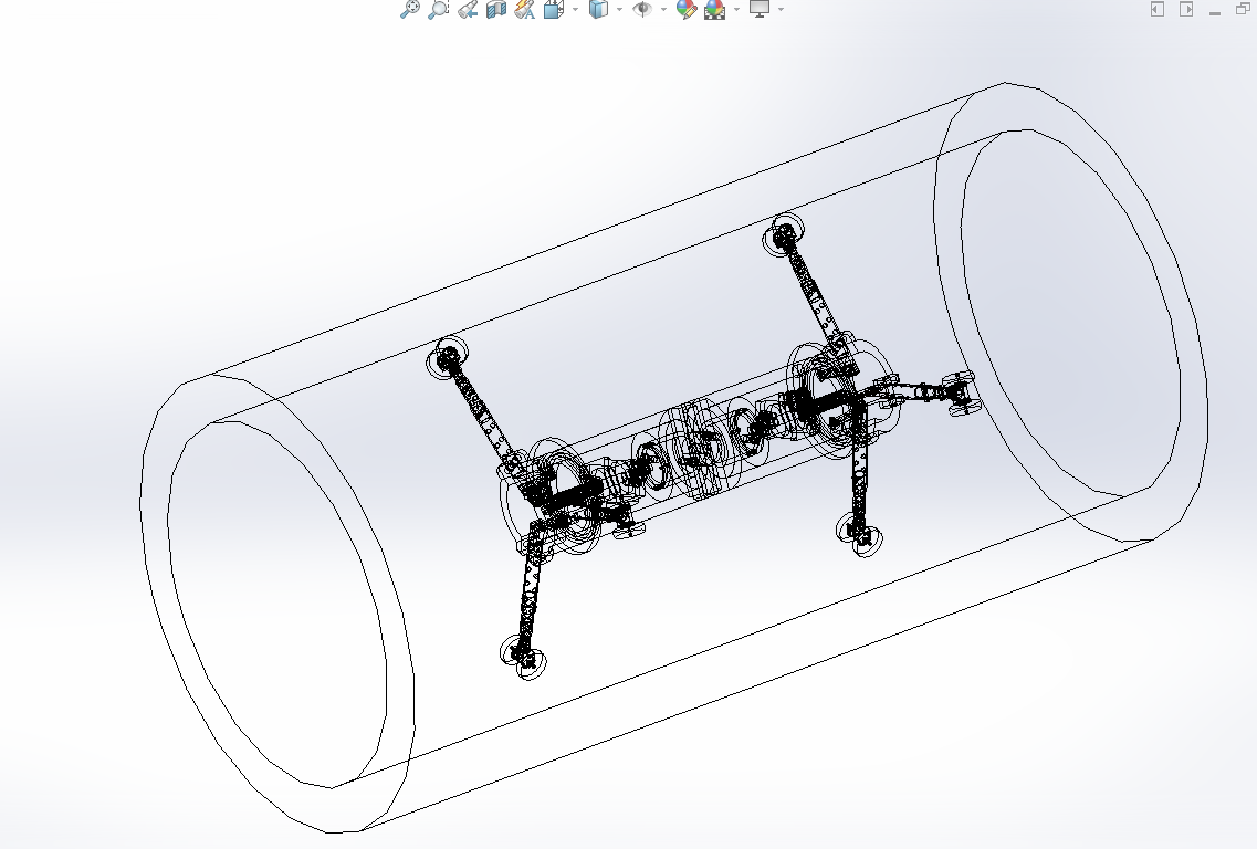 M126-管道爬行器的研究与设计[含SW三维图]
